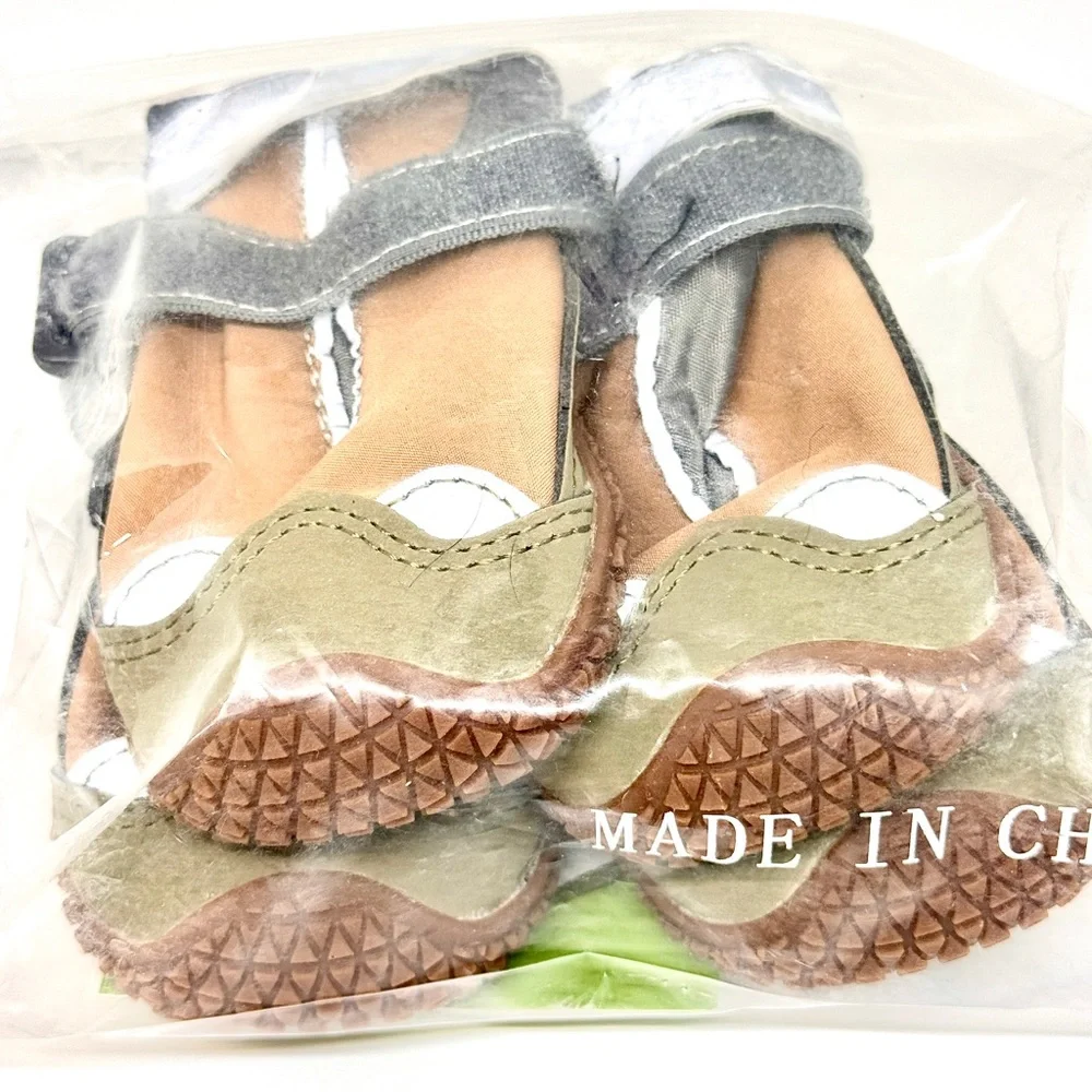 JZXOIVA DOG SHOES Size 6 Medium Paw Protection Indoor Outdoor Cold Hot Rain T269
